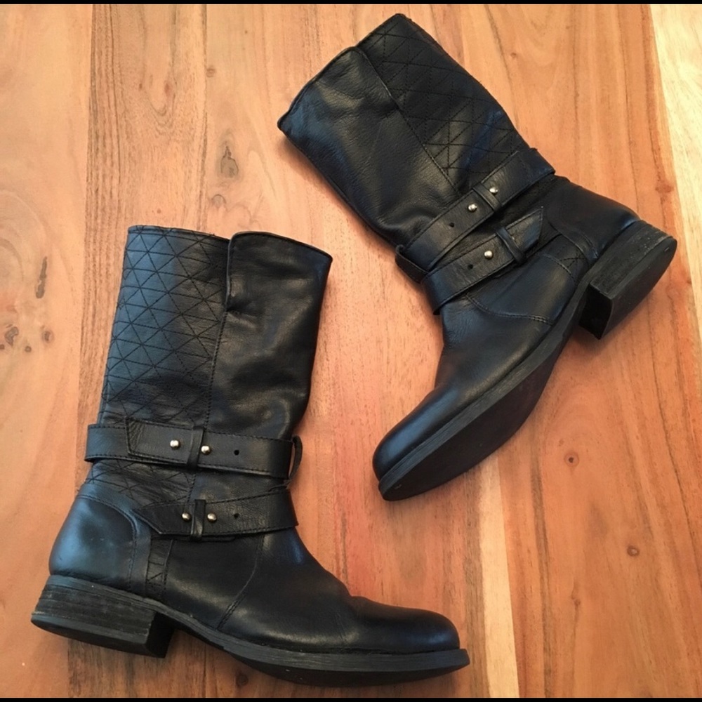 Steve Madden Kristen Moto Boots